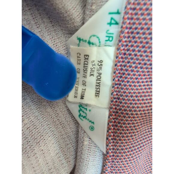 80s womens vtg 14 jr miss dutchmaid jacket reddish darker buttons Ehprata, PA !! - Picture 6 of 14